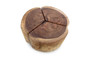 Clover Coffee Table, Chamcha Wood, Natural Finish, Metal Base