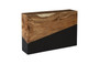 Geometry Console Table, Natural