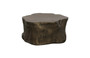 Log Coffee Table, Bronze