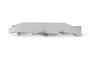 Square Root Console Table, Silver Leaf