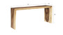 Waterfall Console Table, Natural
