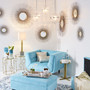 Pixley Mirror | Antiqued Silver Leaf - Large