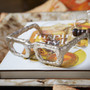 Sculptured Spectacles | Antique Silver - Medium