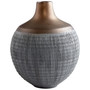 Osiris Vase | Charcoal Grey and Bronze - Large