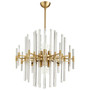 Quebec Pendant | Aged Brass - Round