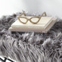 Cat Eyes Sculpture | Antique Silver - Medium