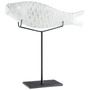 Grouper Sculpture | Clear and Frosted - Large