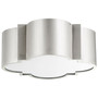 Wyatt Ceiling Mount 2-Light | Satin Nickel - Small