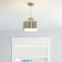 Wyatt Dual Mount 3-Light | Satin Nickel - Small
