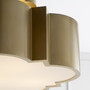 Wyatt Dual Mount 3-Light | Aged Brass - Medium
