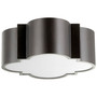 Wyatt Ceiling Mount 2-Light | Black - Large