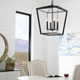 Hyperion Chandelier 4-Light | Black - Large