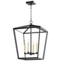 Hyperion Chandelier 4-Light | Black - Large