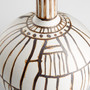 Risse Vase | Ebony and White - Medium