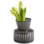 Lined Up Vase | Black - Small