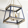 Gerard Pendant - | Blue and Aged Brass