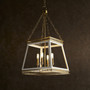 Gerard Pendant - | White and Aged Brass