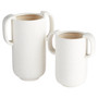 Dusty Miller Vase | White - Small