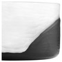 Ominous Frost Vase | Clear and Black - Flat