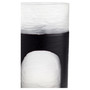 Ominous Frost Vase | Clear and Black - Tall