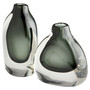 Moraea Vase | Grey and Clear - Large