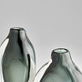 Moraea Vase | Grey and Clear - Large