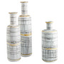 Lindus Vase | Black and White - Small