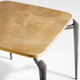 Tarsal Side Table | Black and Gold