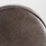 Lusso | Round Pouf - Grey