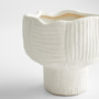 Astreae Pedestal Bowl | White - Small