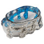 Arethusa Bowl | Clear and Cobalt