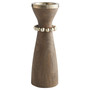 Parvati Candleholder Designed by J. Kent Martin | Grey - Large