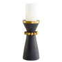 Parvati Candleholder Designed by J. Kent Martin | Black - Small