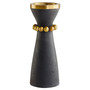 Parvati Candleholder Designed by J. Kent Martin | Black - Medium