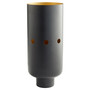 Naktis Vase Designed by J. Kent Martin | Black - Wide