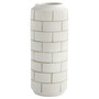 Mason Vase Designed by J. Kent Martin | Off-White Speckled - Large