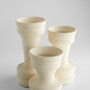 Taras Vase Designed by J. Kent Martin | White - Small