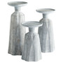 Attalus Candleholder Designed by J. Kent Martin | Grey - Small