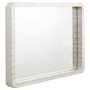Triton Rectangular Mirror Designed by J. Kent Martin | White