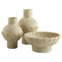 Eratos Vase Designed by J. Kent Martin | Natural Clay - Small