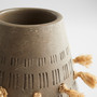 Retting Vase Designed by J. Kent Martin | Taupe Grey - Small