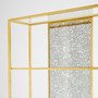 Etagere Designed by J. Kent Martin | Gold Leaf and Antique Mirrored Glass