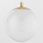 Rockport 1-Light Pendant | Aged Brass