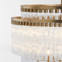 Nobel 12-Light Chandelier | Aged Brass