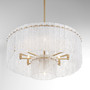 Othello 9-Light Chandelier | Aged Brass