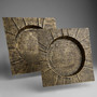 Baxter Tray Designed by J. Kent Martin | Antique Brass - Large