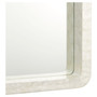 Triton Rectangular Mirror Designed by J. Kent Martin | White - Large