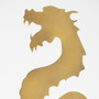 Haku Dragon Sculpture Designed by J. Kent Martin | Gold - Short