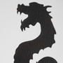 Shenron Dragon Sculpture Designed by J. Kent Martin | Black - Short