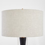 Wright Table Lamp Designed by J. Kent Martin | Black and Brass